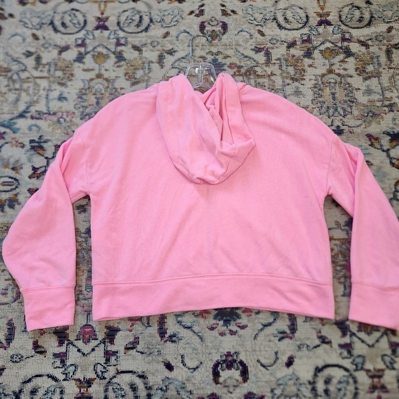 Old Navy Pink Zip Hoodie, sz Large (10-12) - Picture 3 of 8